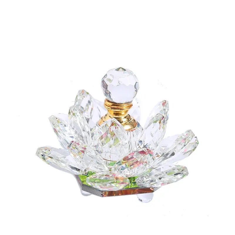 Lotus Crystal Oil Fragrance Bottle. Included with Fragrance.